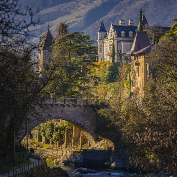 Merano durante o inverno, Tirol do Sul, Itália — Fotografia de Stock Grátis