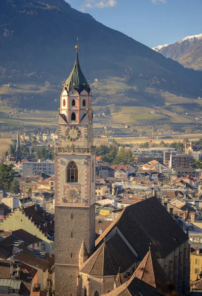 Merano during winter,South Tyrol, Italy — Stock Photo, Image