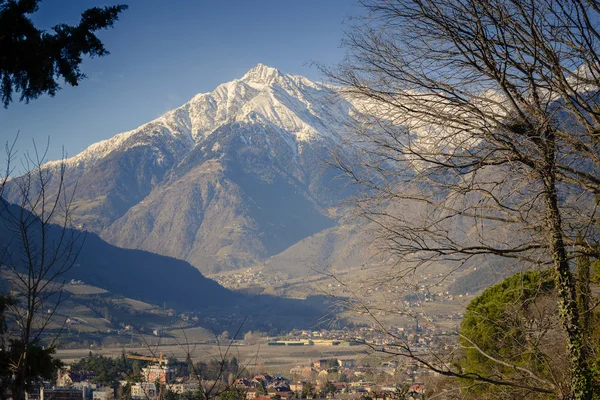 Merano during winter,South Tyrol, Italy — Stock Photo, Image