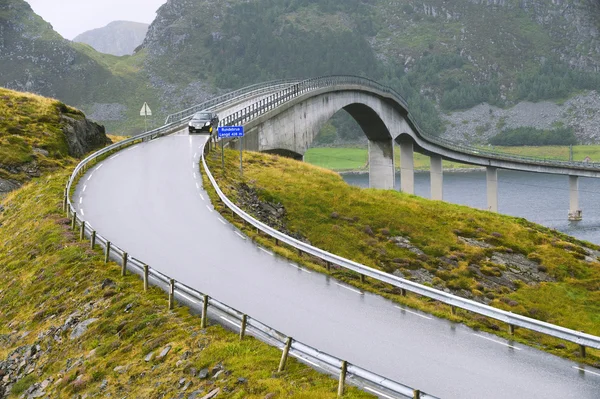 Runde most. Norsko — Stock fotografie