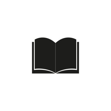 Beyaz arkaplanda kitap simgesi izole edildi: 10