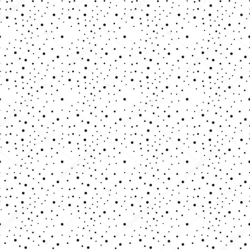 Dot seamless pattern. Vector seamless pattern. Simple graphic design. eps 10