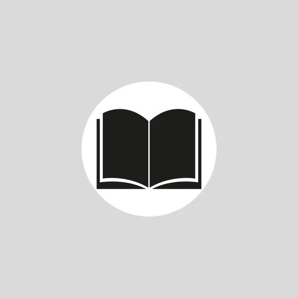 Boek icoon geïsoleerd op witte achtergrond eps 10 — Stockvector