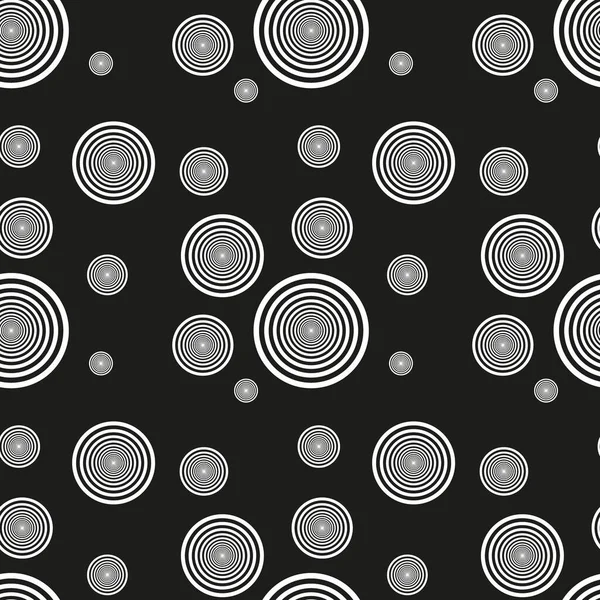 Fond abstrait sans soudure fait d'un ensemble d'anneaux, illustration vectorielle, eps10 — Image vectorielle