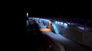 Haeundae 'deki Cheongsapo Limanı, Busan, Güney Kore, Asya