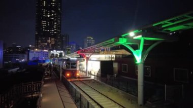 Haeundae Sahil Treni, Busan, Güney Kore, Asya.
