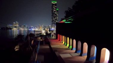 Haeundae Sahil Treni, Busan, Güney Kore, Asya.
