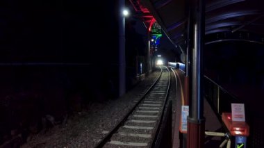 Haeundae Sahil Treni, Busan, Güney Kore, Asya.