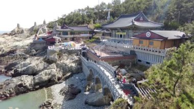 Haedong yonggungsa Budist Tapınağı, Busan, Güney Kore, Asya.