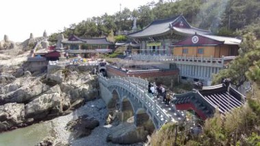 Haedong yonggungsa Budist Tapınağı, Busan, Güney Kore, Asya.