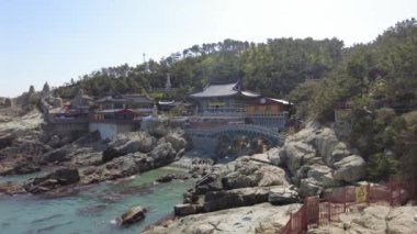 Haedong yonggungsa Budist Tapınağı, Busan, Güney Kore, Asya.