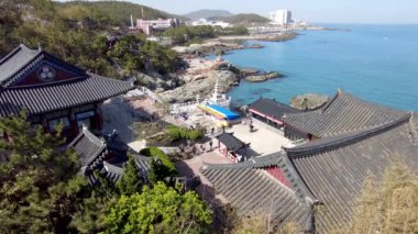 Haedong yonggungsa Budist Tapınağı, Busan, Güney Kore, Asya.