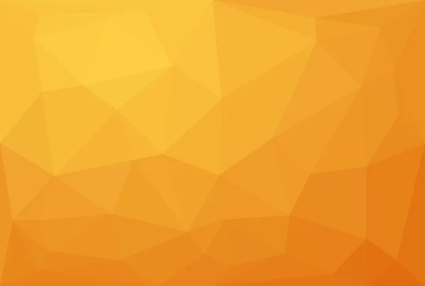 Abstrakter orange polygonaler Hintergrund. — Stockvektor