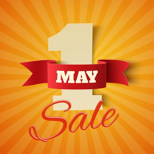 May 1st. Sale. — Stock Vector