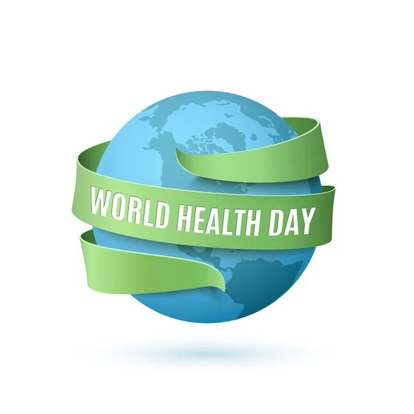 World Health Day background. — Stock Vector