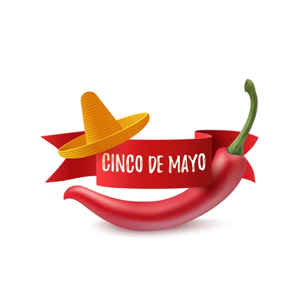 Templat latar belakang Cinco de Mayo . - Stok Vektor