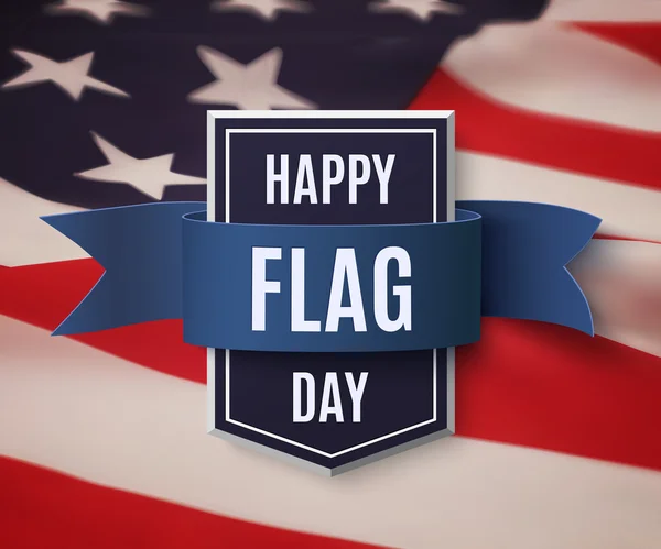 Happy Flag Day background template. — Stock Vector