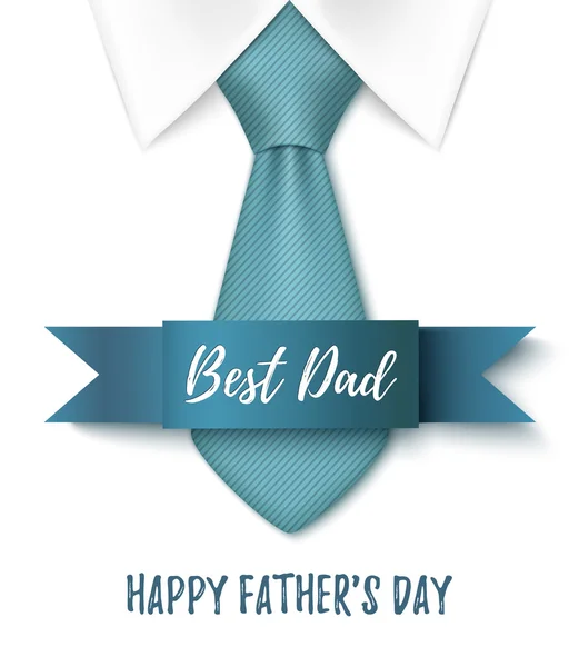 En iyi baba, mutlu Babalar günü arka plan. — Stok Vektör