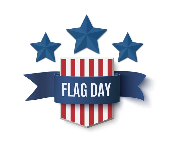 Flag Day background template. — Stock Vector