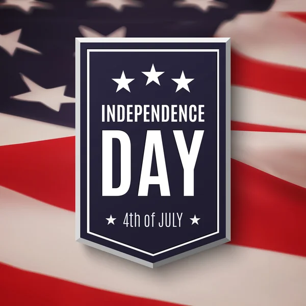 Happy Independence day, 4 juli achtergrond. — Stockvector