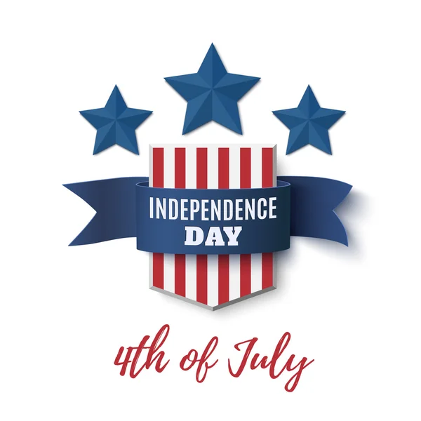 Independence Day background, 4th of July. — Stock Vector