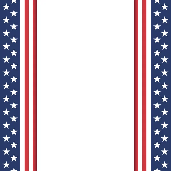 Fondo americano en blanco — Vector de stock