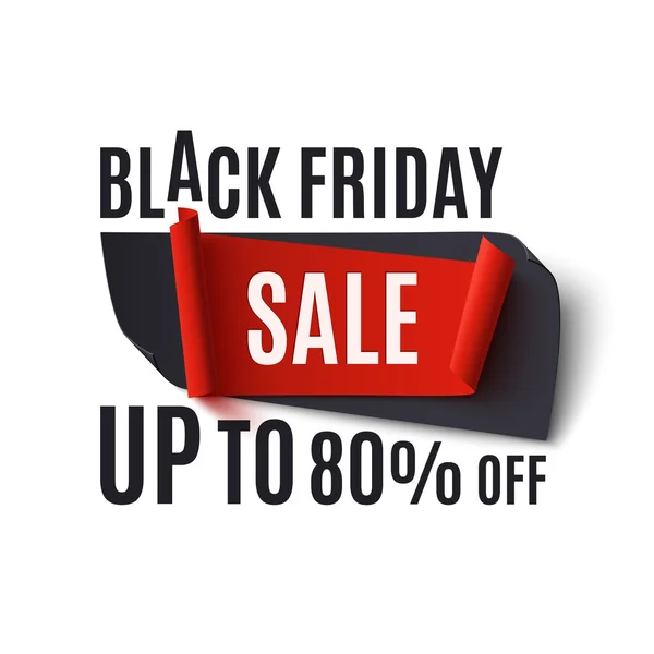 Black Friday Venda, banner abstrato . — Vetor de Stock