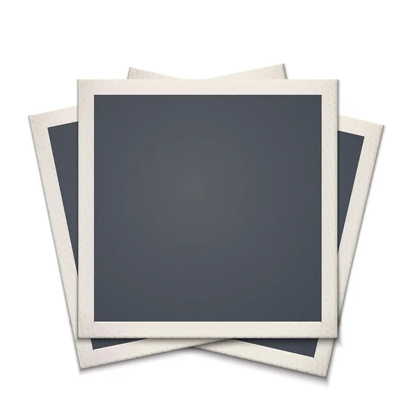 Blank retro photo frame — Stock Vector