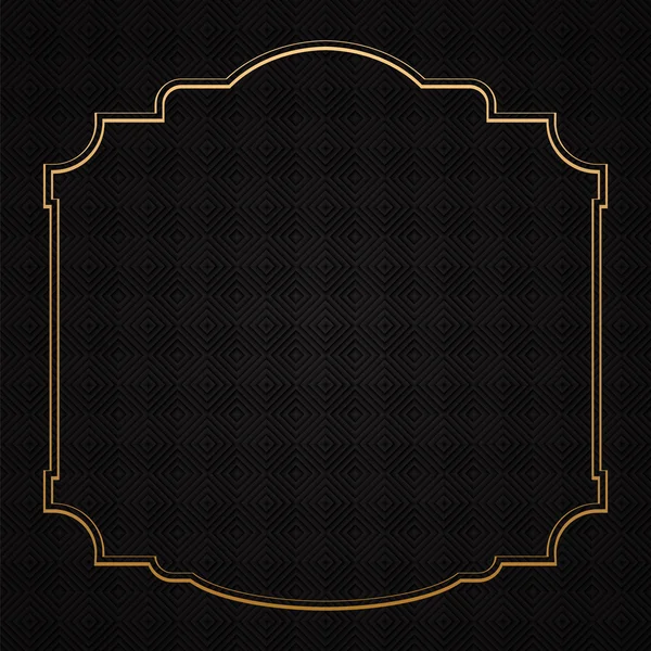 Cadre classique doré — Image vectorielle