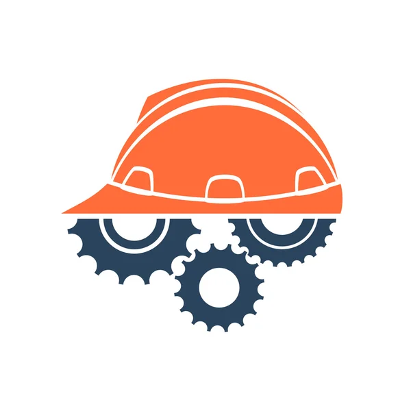 建設概念的なロゴ — ストックベクタ