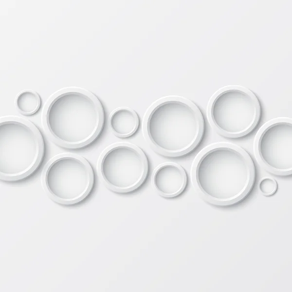 Fond abstrait avec cercles — Image vectorielle
