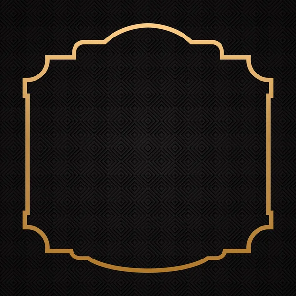 Gouden klassiek frame — Stockvector