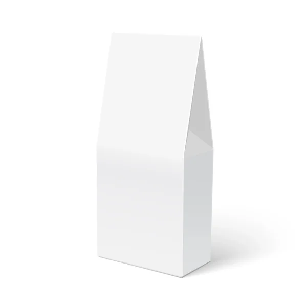 Caja en blanco aislada sobre fondo blanco — Vector de stock