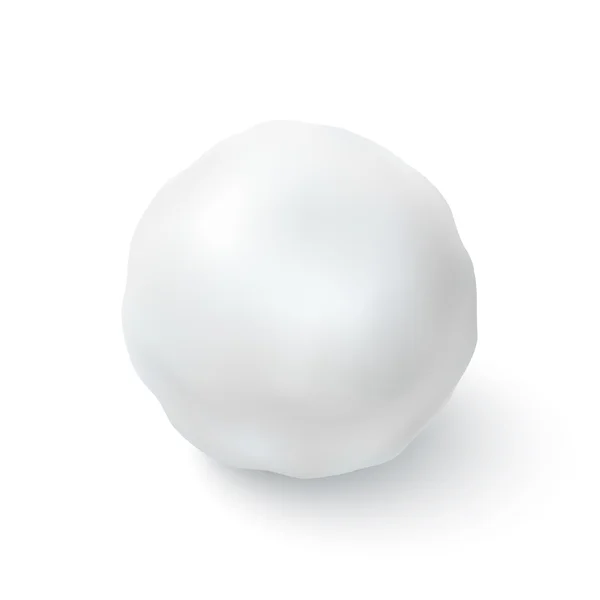 Snowball icon isolated on white background — Stock Illustration Snowball icon isolated on white background Stock Vector