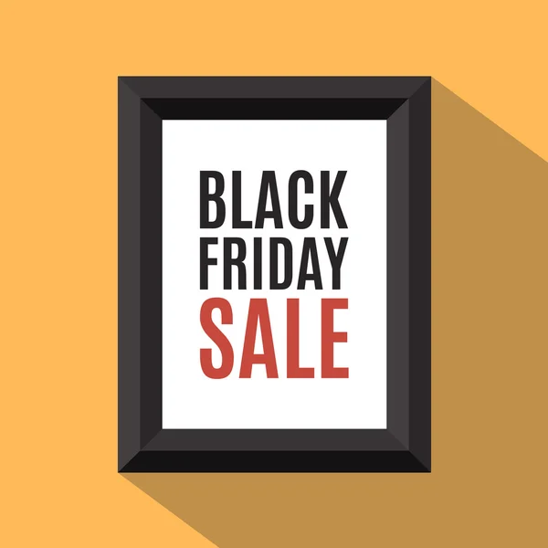 Cartaz de venda Black Friday — Vetor de Stock