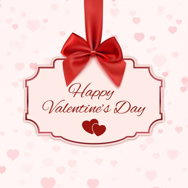 Happy Valentines day klassieke banner — Stockvector