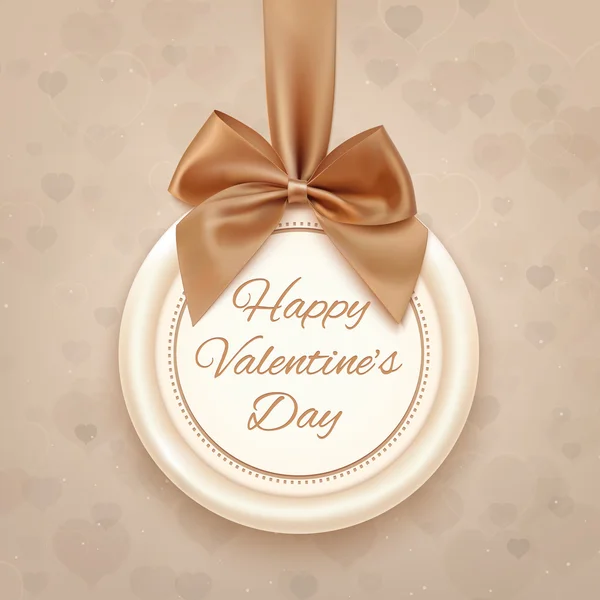 Happy Valentines Day badge — Stock Vector