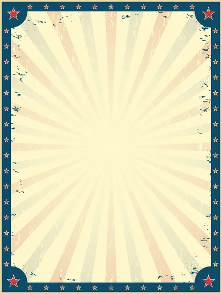 Vintage circus poster template. — Stock Vector