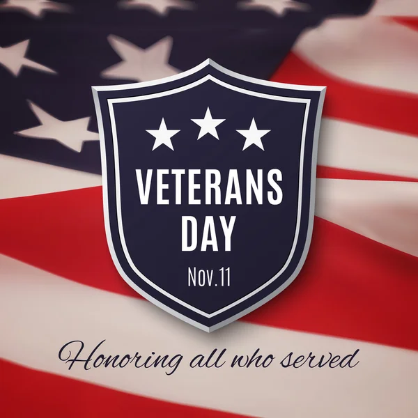 Veterans day background. — Stock Vector
