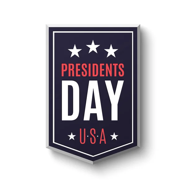 Presidents day banner. — Stock Vector