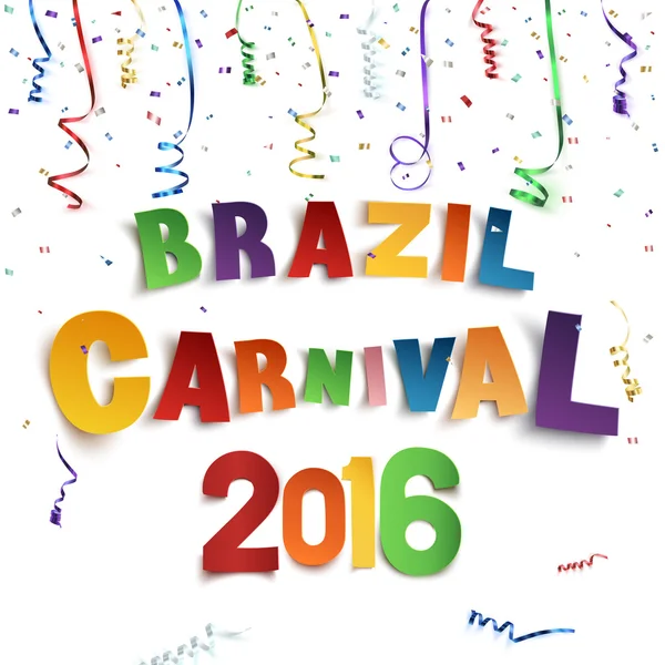 Brazil carnival background. — Stock Vector