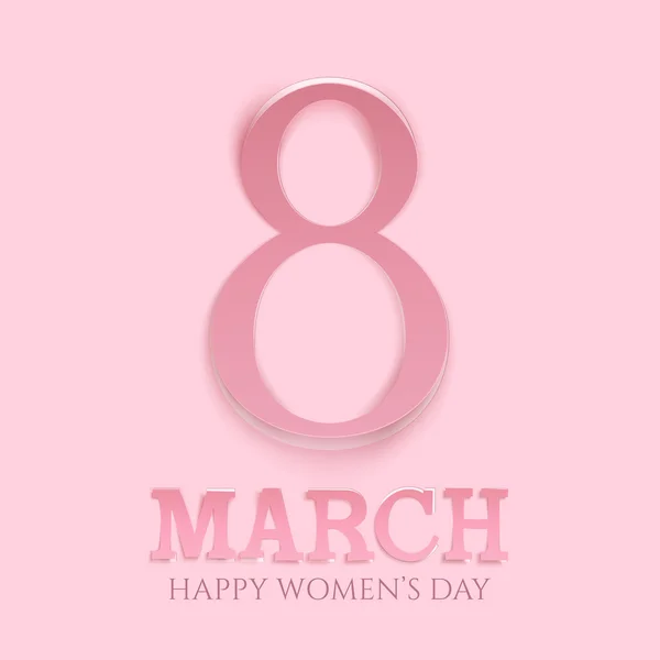 March 8 international womens day background. — Stock Vector
