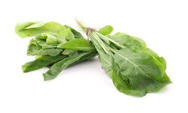 Beyaz arka planda yalıtılmış Çin lahanası sebzesi