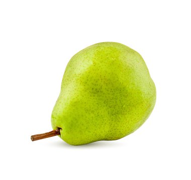 Beyaz arka grupta izole armutlar