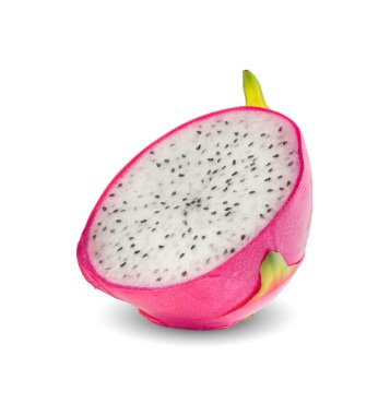 Beyaz arkaplanda Ejder Meyvesi izole