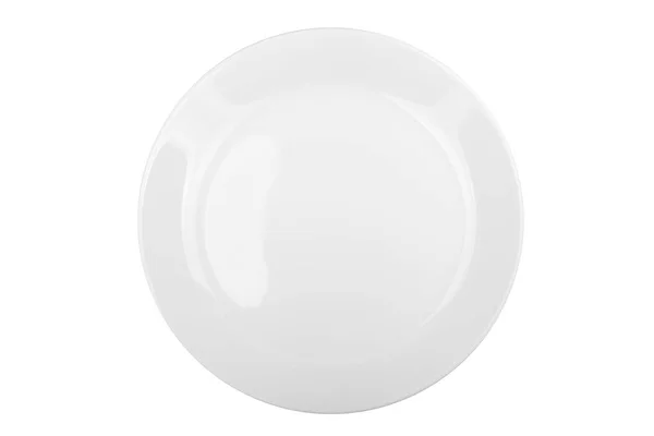 Placa Cerâmica Fundo Branco — Fotografia de Stock
