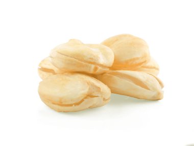 Beyaz arkaplanda Asya Palmiyesi