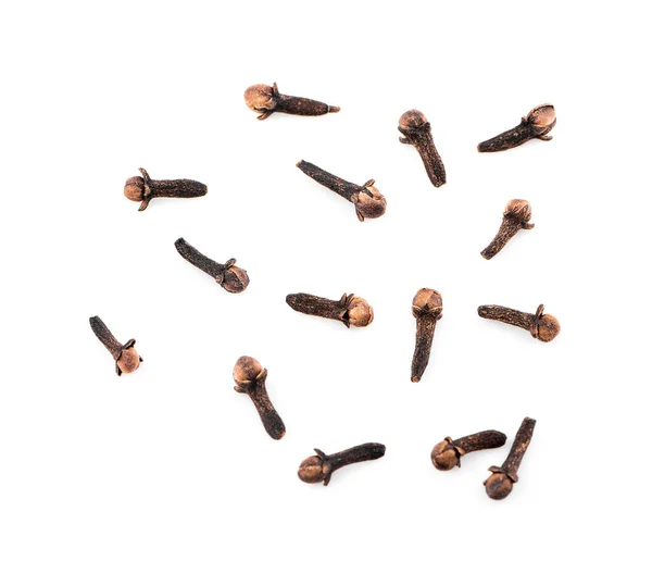 Spice Cloves White Background — Stock Photo, Image