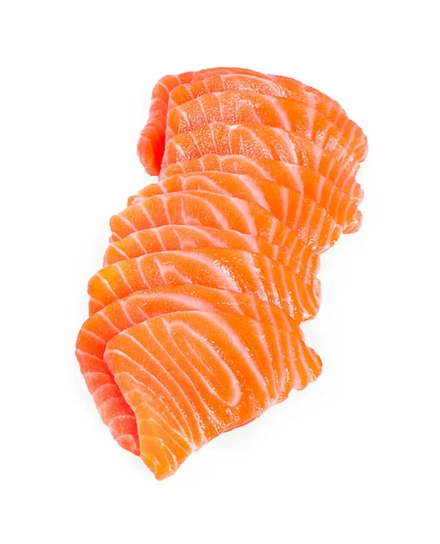 Salmone Salmone Sfondo Bianco — Foto Stock