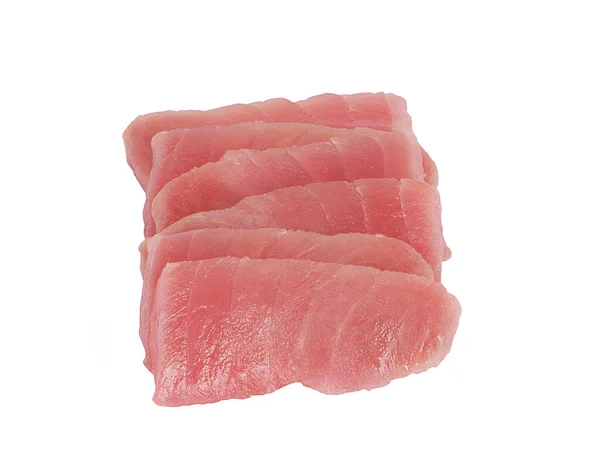 Otoro Sashimi Isolé Sur Fond Blanc — Photo